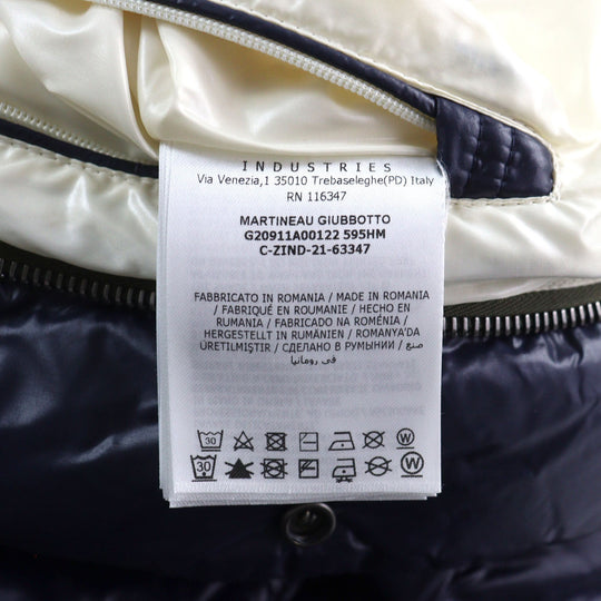 MONCLER Down jacket G20911A00122 595HM Outer: 100% nylon, Part: 50% acrylic, Part: 50% wool, Lining: 100% nylon, Lining: 100% cotton Navy MARTINEAU GIUBBOTTO mens 1 Used Authentic