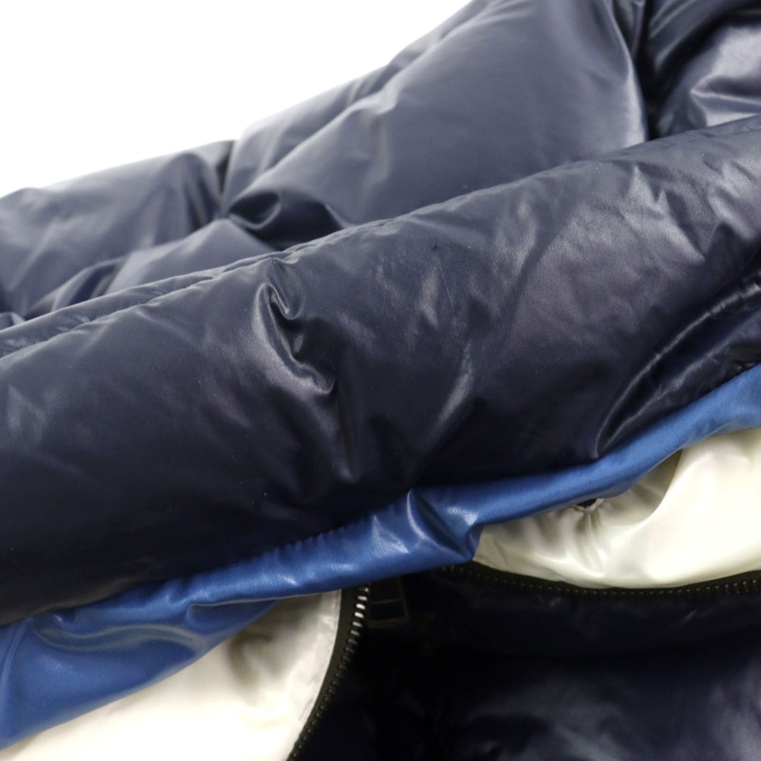 MONCLER Down jacket G20911A00122 595HM Outer: 100% nylon, Part: 50% acrylic, Part: 50% wool, Lining: 100% nylon, Lining: 100% cotton Navy MARTINEAU GIUBBOTTO mens 1 Used Authentic