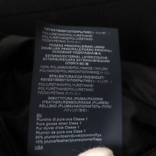 Herno Down jacket  PI0848D Outer: 80% wool, Outer: 20% nylon, Part: 100% nylon, Part: polyurethane, Part: 100% nylon black DIAGONAL WOOL AND NUAGE PARKA Women 42 Used Authentic