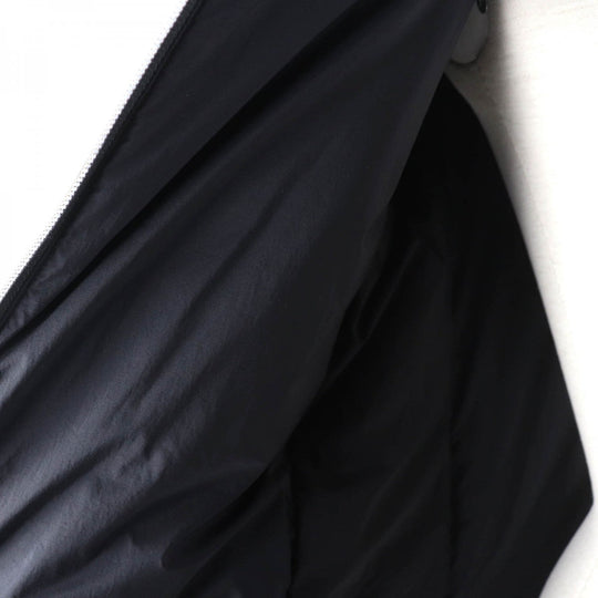 Herno Down jacket  PI0848D Outer: 80% wool, Outer: 20% nylon, Part: 100% nylon, Part: polyurethane, Part: 100% nylon black DIAGONAL WOOL AND NUAGE PARKA Women 42 Used Authentic