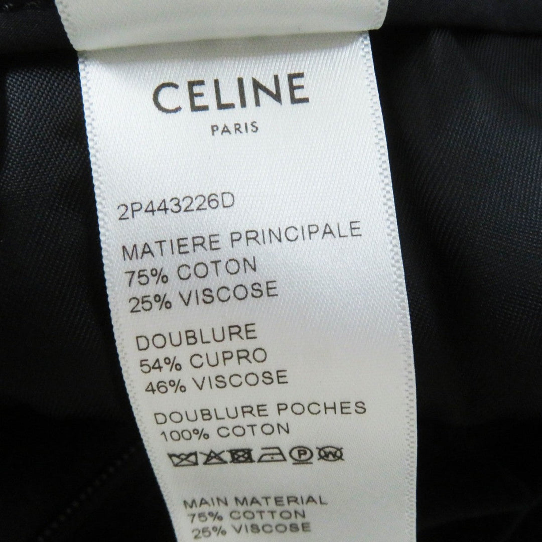 CELINE Shorts 2P443226D cotton black 38