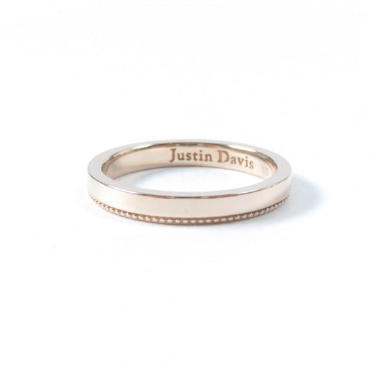 Justin Davis Ring 18K Pink gold Trust Ring
