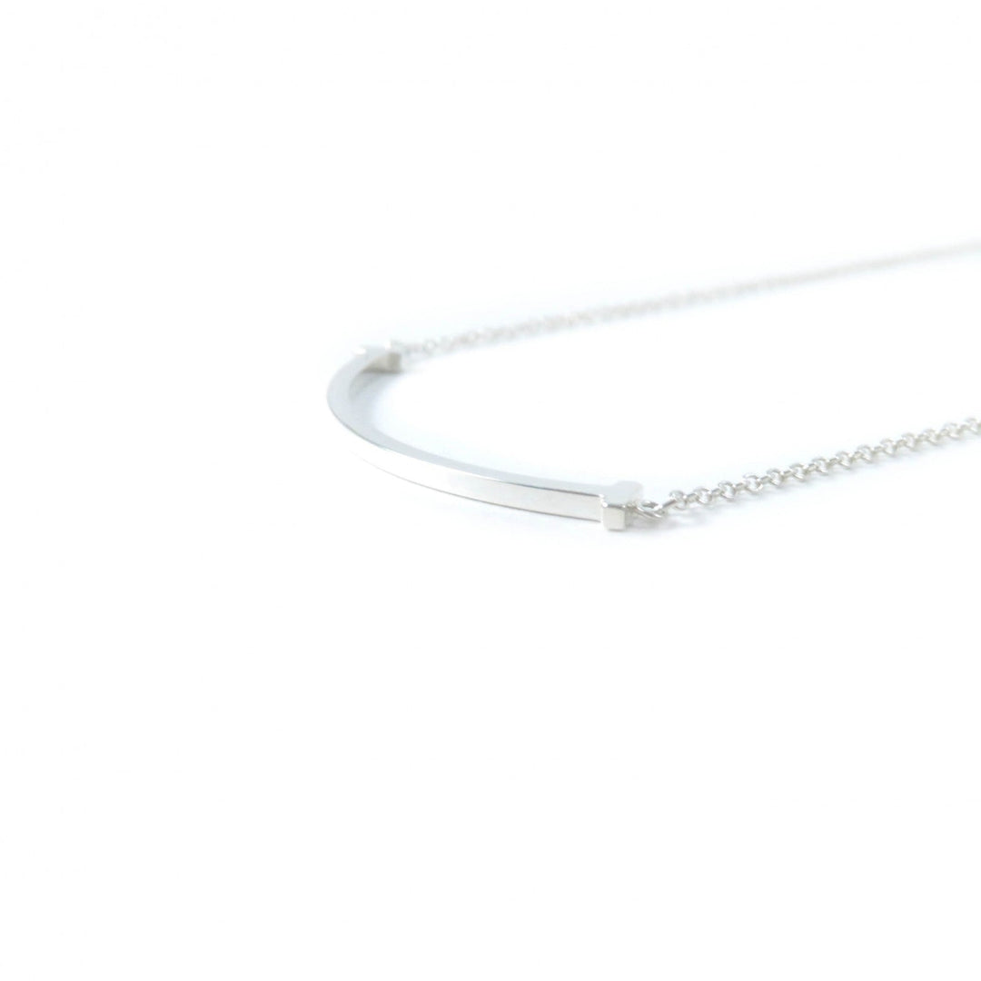TIFFANY&Co. Necklace SV925 Silver TIFFANY&Co. T Smile Pendant Small