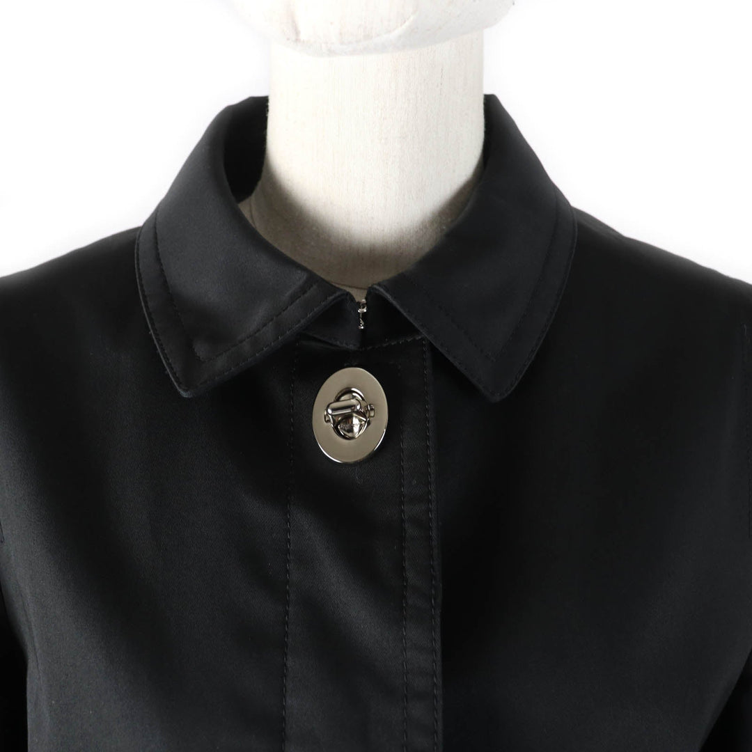 COACH Stainless collar coat Outer: 100% cotton, Lining: 100% polyester black Women XS Used Authentic