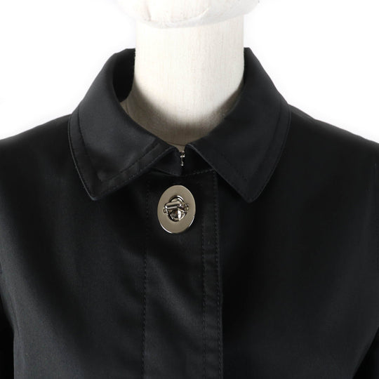 COACH Stainless collar coat Outer: 100% cotton, Lining: 100% polyester black Women XS Used Authentic