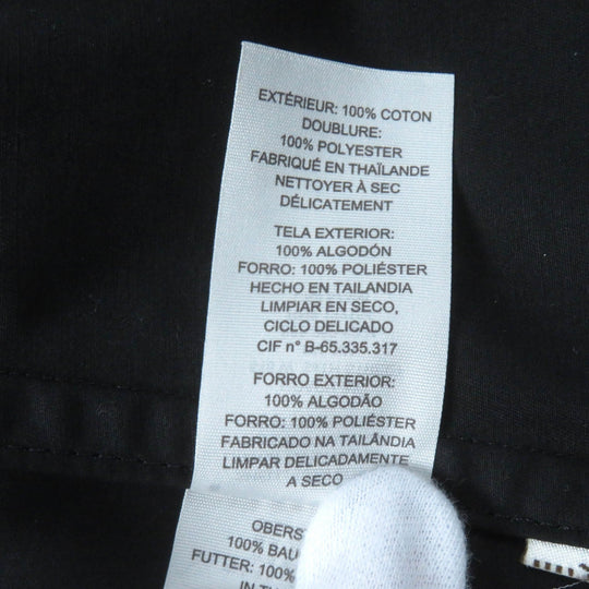 COACH Stainless collar coat Outer: 100% cotton, Lining: 100% polyester black Women XS Used Authentic