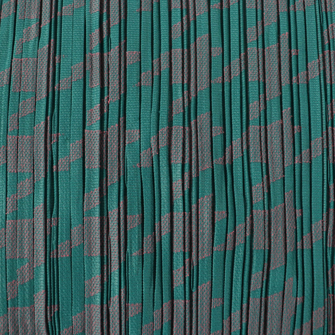 PLEATS PLEASE one piece PP53-JT626 Main: 84% polyester, 16% cotton green Women 3 Used Authentic