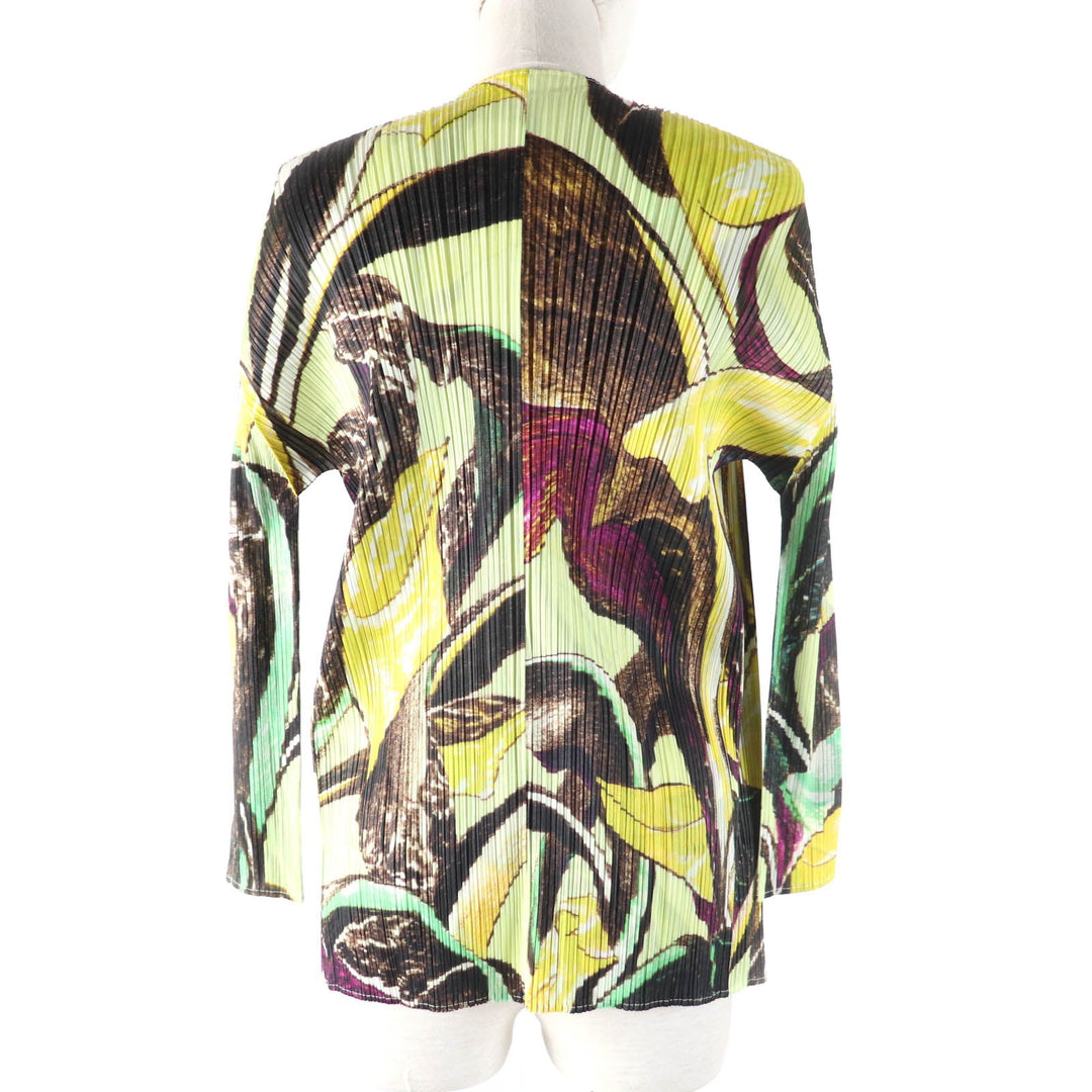 PLEATS PLEASE cardigan PP41-JO693 Main: 100% polyester Multi TARDIVO Tartivo Women 3 Used Authentic