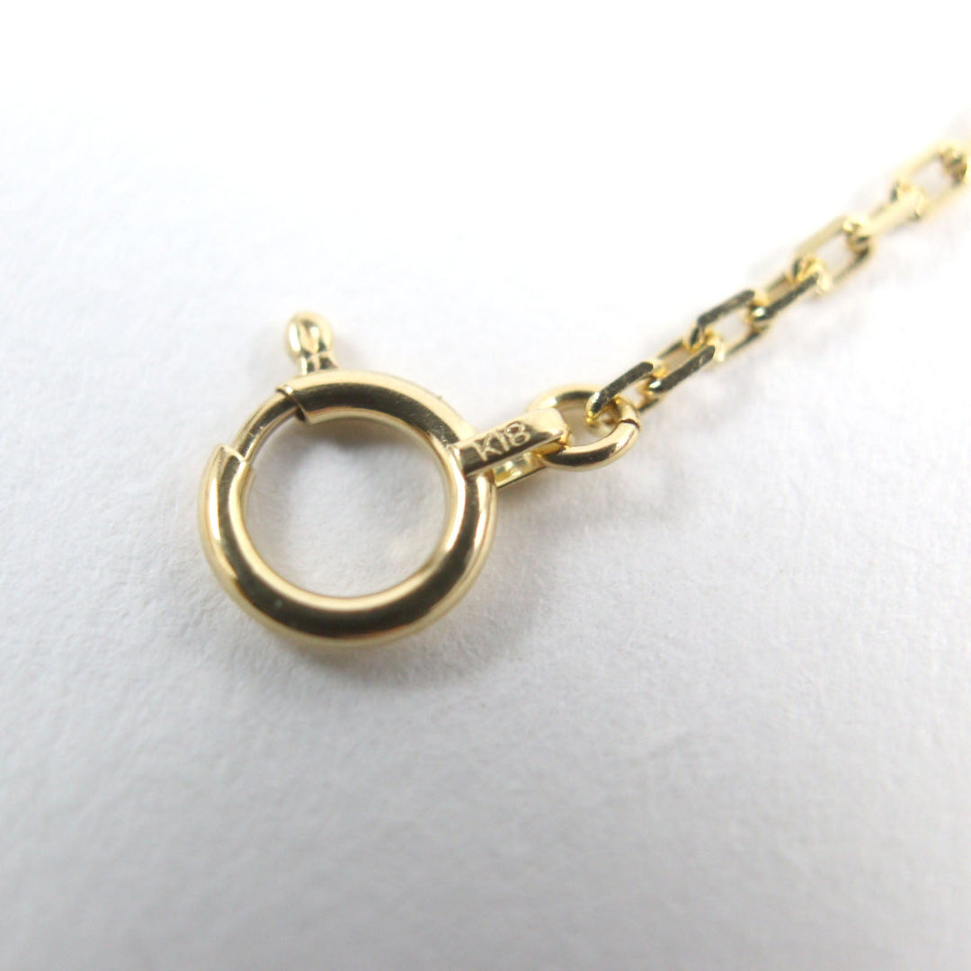 Sympathy of Soul Necklace Main: K18, Part: Diamond gold Small Gravity Cross mens Used Authentic