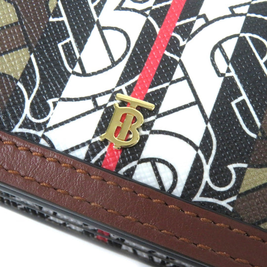 BURBERRY Bifold Wallet Main: PVC, Part: Leather Brown type Women Used Authentic