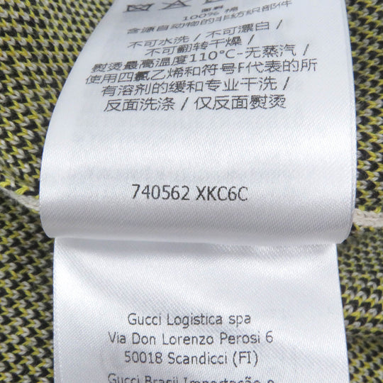 GUCCI Short sleeve shirt 740562 Main: 100% cotton Ivory mens XS Used Authentic