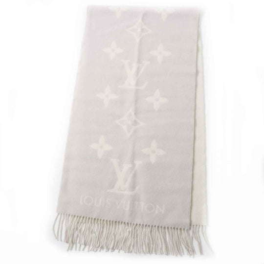 LOUIS VUITTON Scarf M78909 Main: 100% cashmere Gurege muffler reykjavik Women Used Authentic