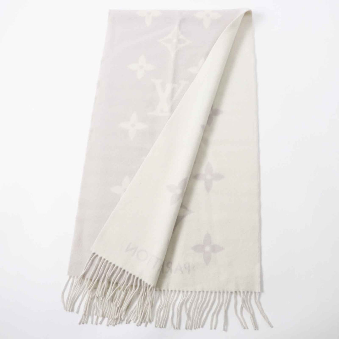 LOUIS VUITTON Scarf M78909 Main: 100% cashmere Gurege muffler reykjavik Women Used Authentic