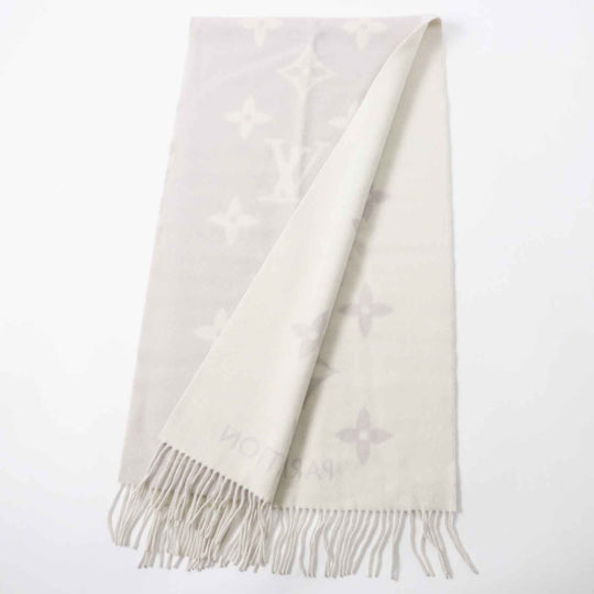 LOUIS VUITTON Scarf M78909 Main: 100% cashmere Gurege muffler reykjavik Women Used Authentic