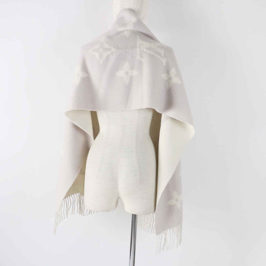 LOUIS VUITTON Scarf M78909 Main: 100% cashmere Gurege muffler reykjavik Women Used Authentic
