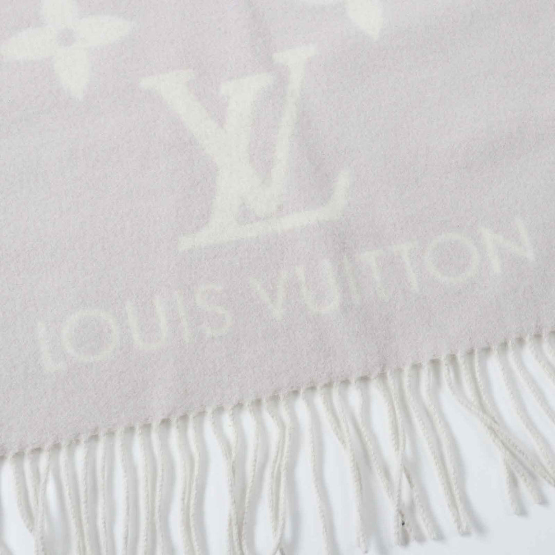 LOUIS VUITTON Scarf M78909 Main: 100% cashmere Gurege muffler reykjavik Women Used Authentic