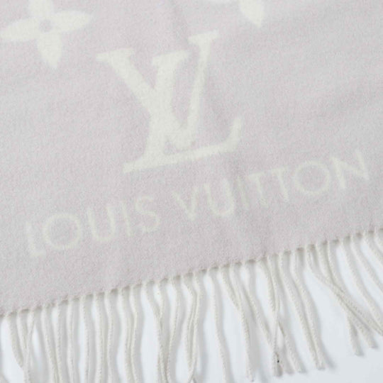 LOUIS VUITTON Scarf M78909 Main: 100% cashmere Gurege muffler reykjavik Women Used Authentic