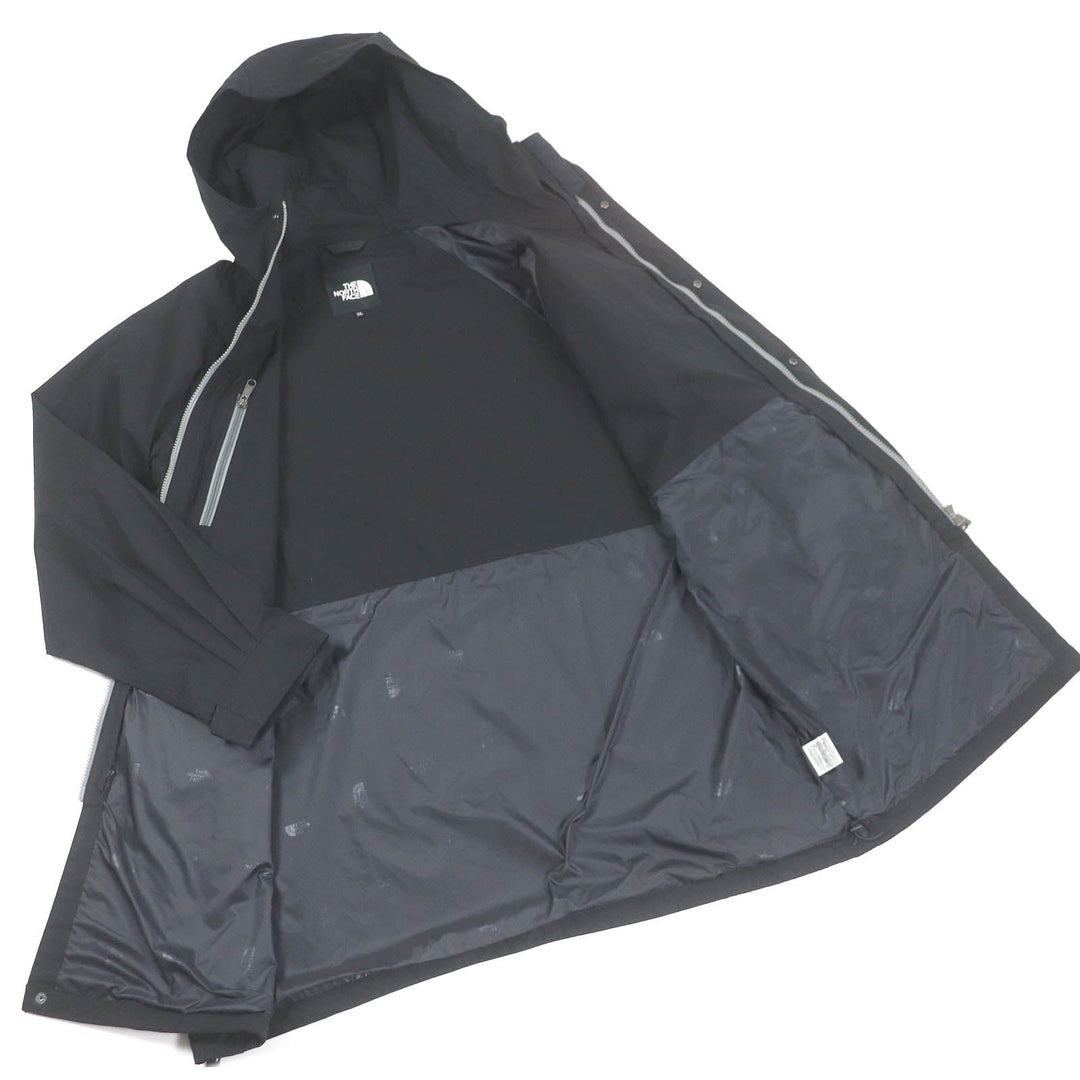 THE NORTH FACE Mountain Hoodie NP62130Z Outer: 100% cotton, Lining: cotton, Lining: polyester black ZI Magne Mountain Coat mens XL Used Authentic