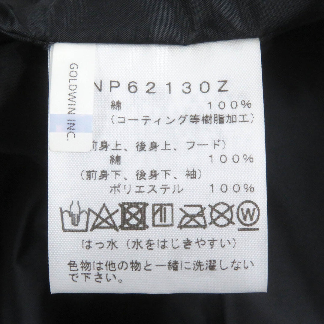 THE NORTH FACE Mountain Hoodie NP62130Z Outer: 100% cotton, Lining: cotton, Lining: polyester black ZI Magne Mountain Coat mens XL Used Authentic