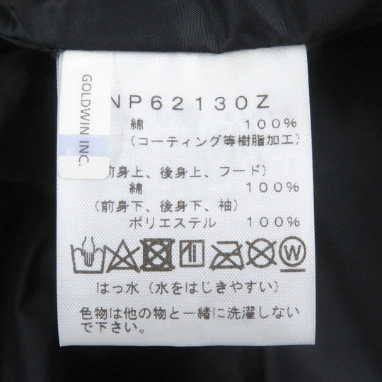 THE NORTH FACE Mountain Hoodie NP62130Z Outer: 100% cotton, Lining: cotton, Lining: polyester black ZI Magne Mountain Coat mens XL Used Authentic
