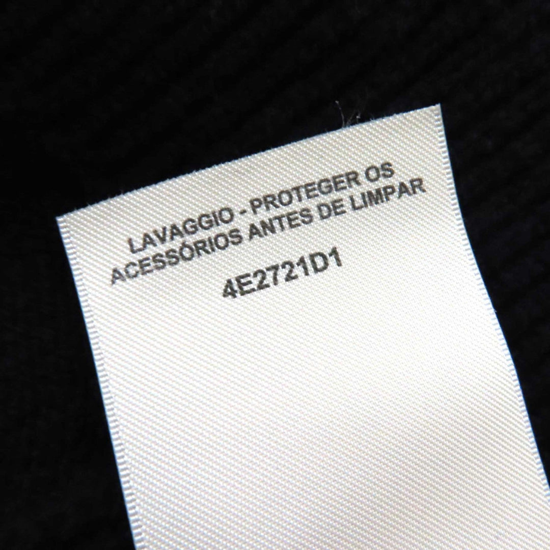 HERMES Vest 4E2721D1 Main: 100% cashmere black Women 36 Used Authentic