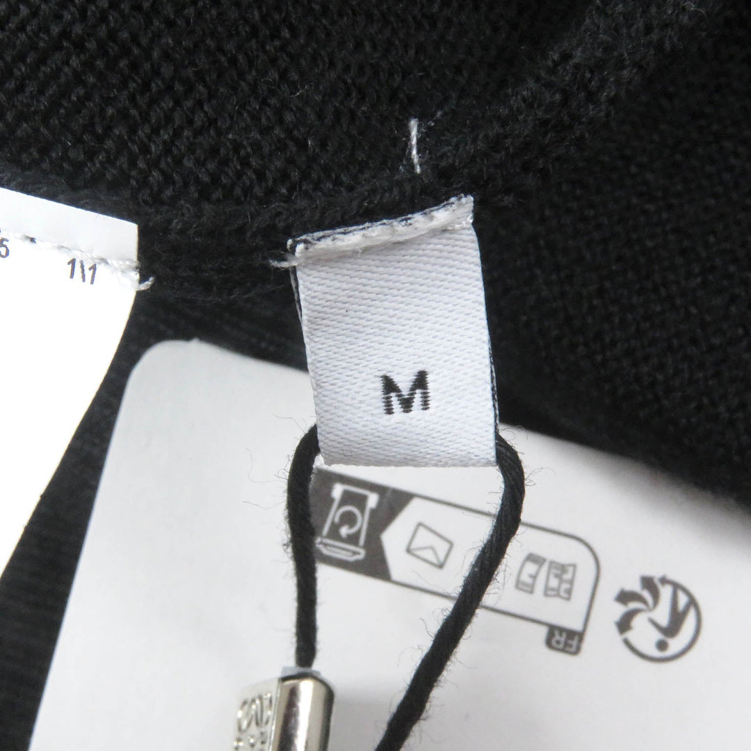 LOEWE cardigan Q825Y16K05 Main: 100% wool black mens M Used Authentic