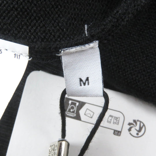 LOEWE cardigan Q825Y16K05 Main: 100% wool black mens M Used Authentic