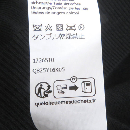 LOEWE cardigan Q825Y16K05 Main: 100% wool black mens M Used Authentic