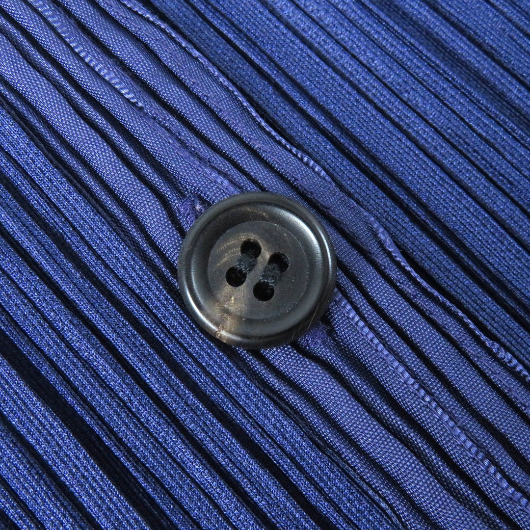 PLEATS PLEASE cardigan PP93-JD451 Main: 100% polyester purple Women 3 Used Authentic