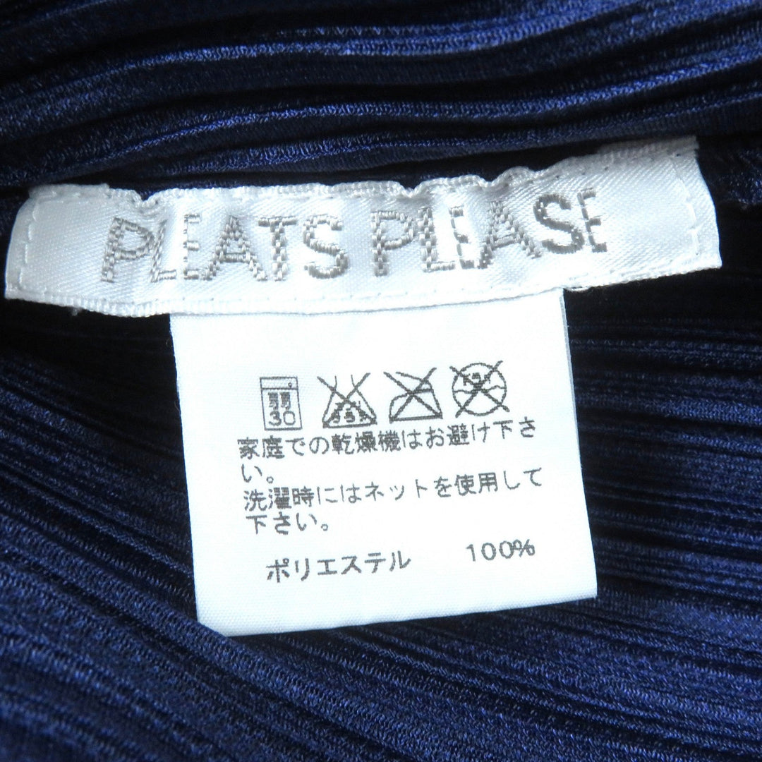 PLEATS PLEASE cardigan PP93-JD451 Main: 100% polyester purple Women 3 Used Authentic