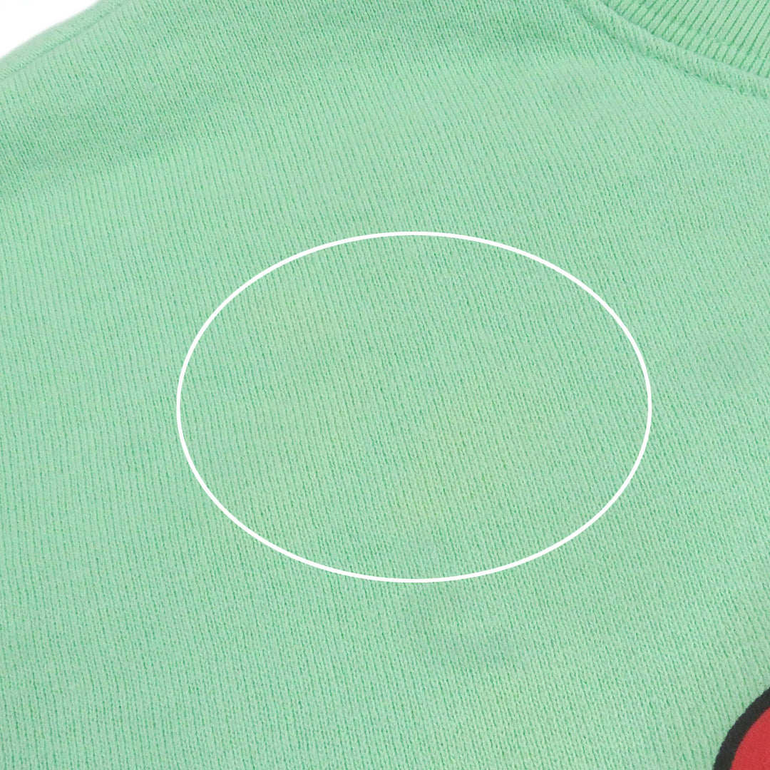 GUCCI sweat 700119 Main: 100% cotton, part: 97% cotton, part: 3% polyurethane mint mens XL Used Authentic