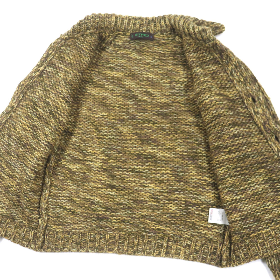 ETRO Jacket Main: 55% wool, Main: 25% acetate, Main: 20% mohair Yellow type mens S Used Authentic