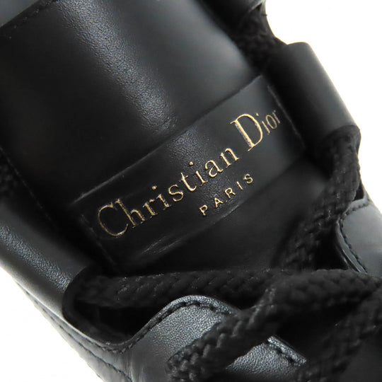 Christian Dior boots Main: Leather black Quest Women 35 1/2 Used Authentic