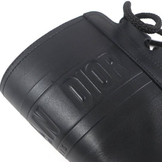 Christian Dior boots Main: Leather black Quest Women 35 1/2 Used Authentic