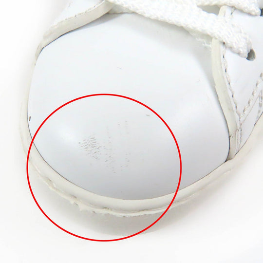 Valentino Garavani Low cut sneakers Main: Leather White Gray type Black Women 37 Used Authentic