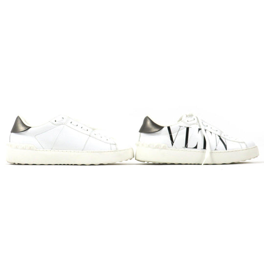 Valentino Garavani Low cut sneakers Main: Leather White Gray type Black Women 37 Used Authentic