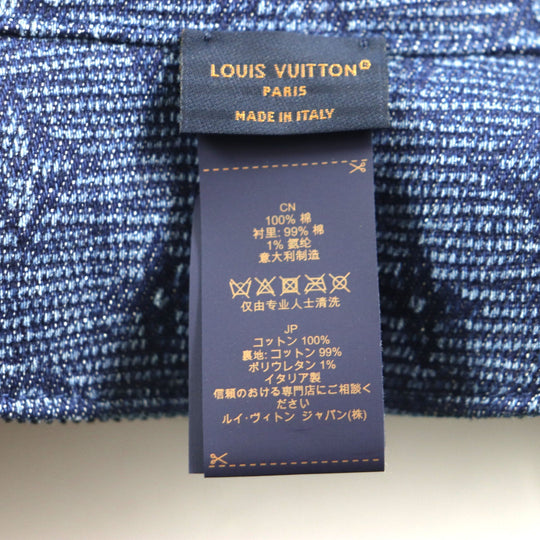LOUIS VUITTON hat M7243L Outer: 100% cotton, Lining: 99% cotton, Lining: 1% polyurethane dark brown navy epi monogram mens Used Authentic