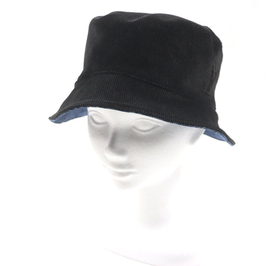 LOUIS VUITTON hat M7243L Outer: 100% cotton, Lining: 99% cotton, Lining: 1% polyurethane dark brown navy epi monogram mens Used Authentic