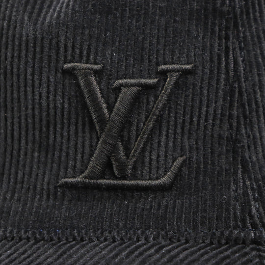 LOUIS VUITTON hat M7243L Outer: 100% cotton, Lining: 99% cotton, Lining: 1% polyurethane dark brown navy epi monogram mens Used Authentic