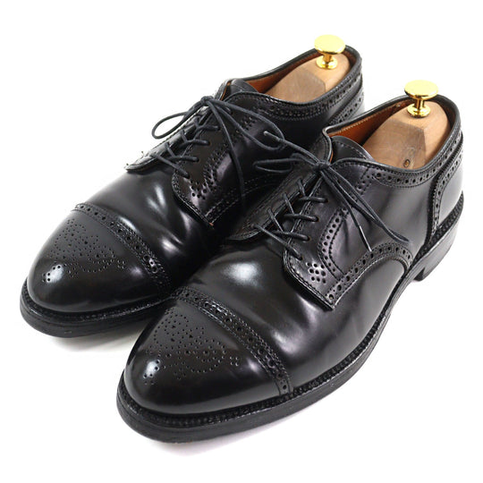 ALDEN Leather shoes Cordovan black 2145 mens 8 1/2 Used Authentic
