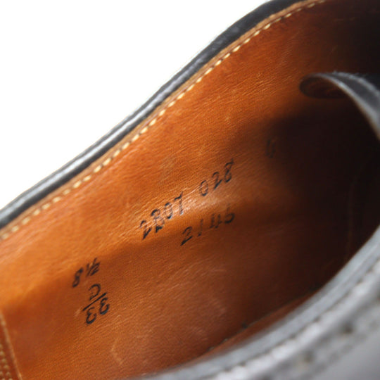 ALDEN Leather shoes Cordovan black 2145 mens 8 1/2 Used Authentic