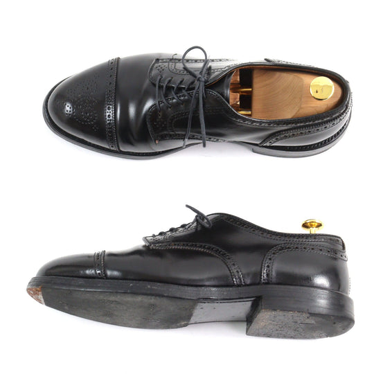 ALDEN Leather shoes Cordovan black 2145 mens 8 1/2 Used Authentic