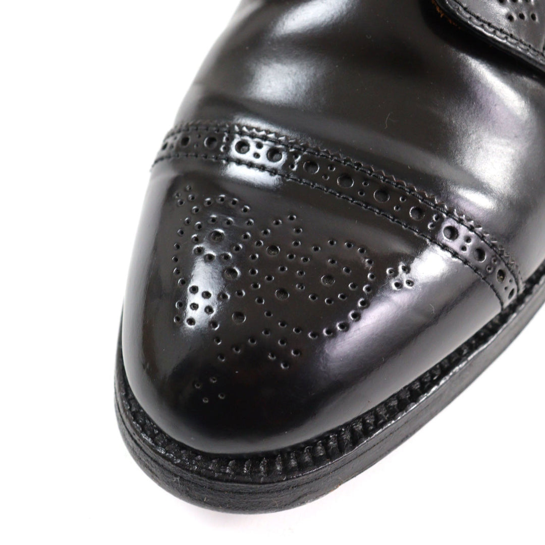 ALDEN Leather shoes Cordovan black 2145 mens 8 1/2 Used Authentic