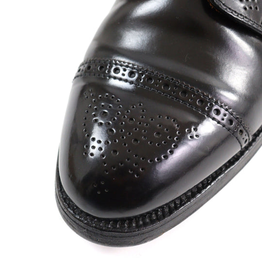 ALDEN Leather shoes Cordovan black 2145 mens 8 1/2 Used Authentic