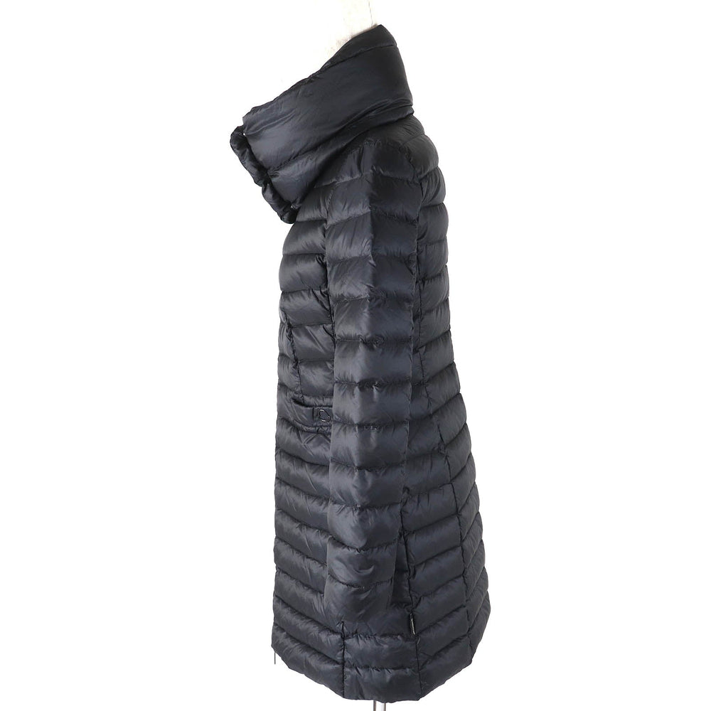 MONCLER down coat Outer: 100% nylon, Lining: 100% nylon, Filling: 85% down, Filling: 15% feather black VERNDIS Women Zero size Used Authentic