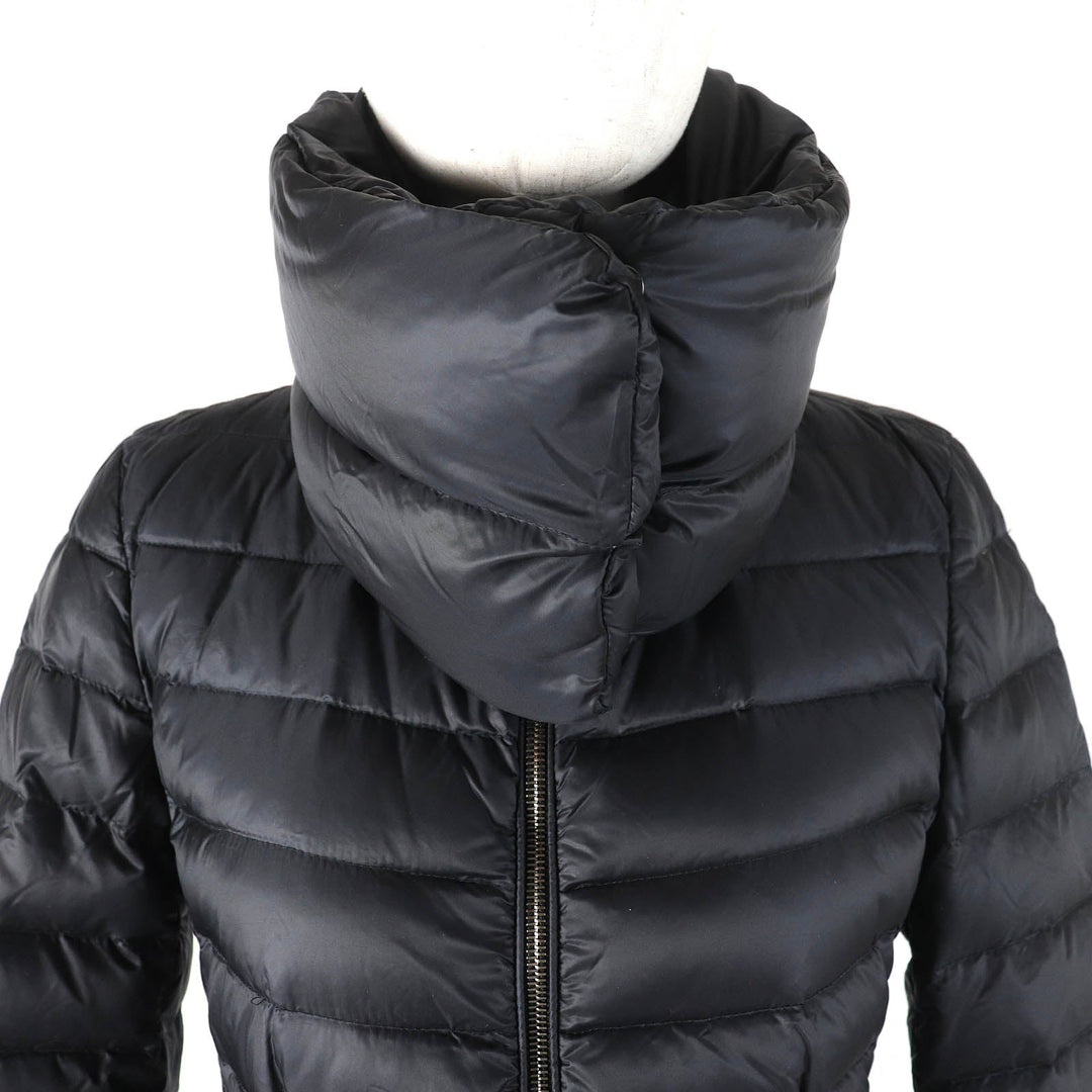MONCLER down coat Outer: 100% nylon, Lining: 100% nylon, Filling: 85% down, Filling: 15% feather black VERNDIS Women Zero size Used Authentic