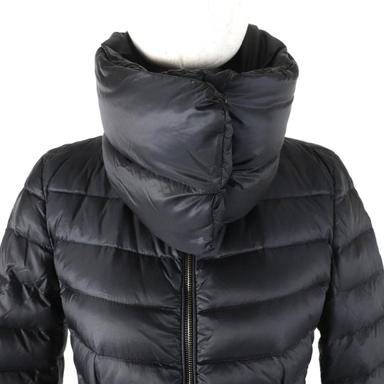 MONCLER down coat Outer: 100% nylon, Lining: 100% nylon, Filling: 85% down, Filling: 15% feather black VERNDIS Women Zero size Used Authentic