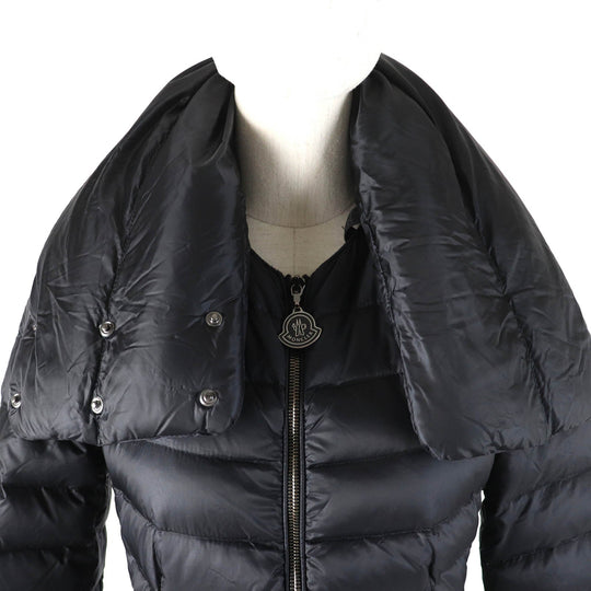MONCLER down coat Outer: 100% nylon, Lining: 100% nylon, Filling: 85% down, Filling: 15% feather black VERNDIS Women Zero size Used Authentic