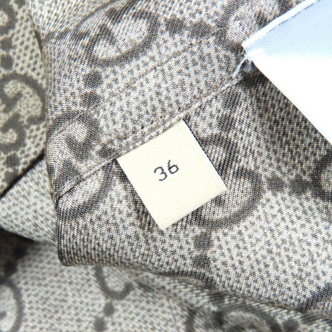 GUCCI setup 752917�E756503 Main: 100% silk, Part: 100% cotton beige Women 36 (155/80Y) Used Authentic