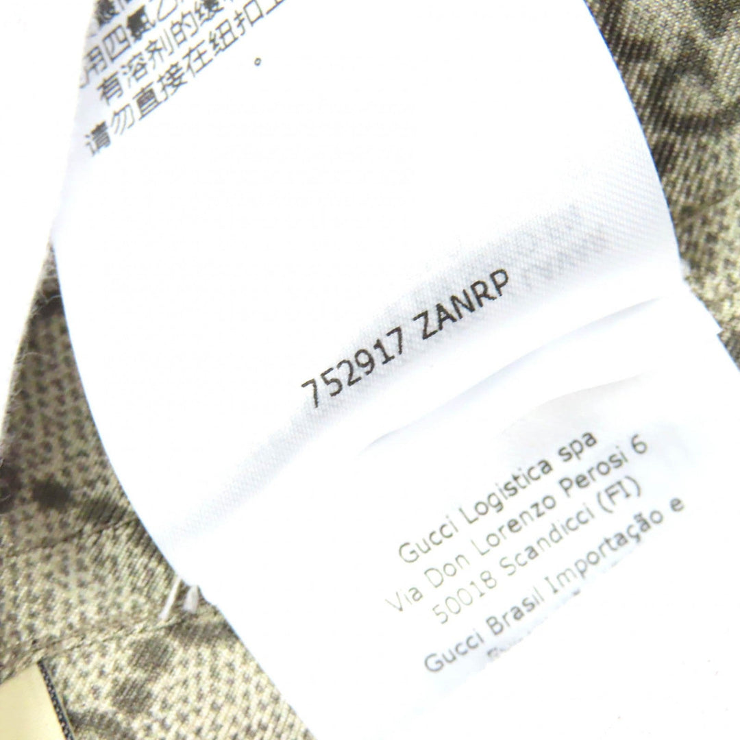 GUCCI setup 752917�E756503 Main: 100% silk, Part: 100% cotton beige Women 36 (155/80Y) Used Authentic